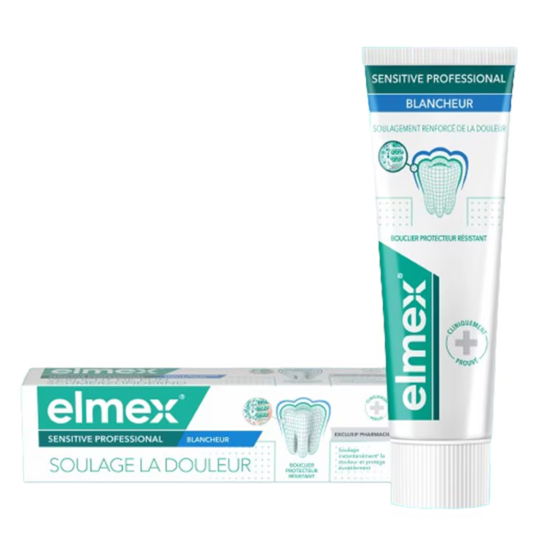Elmex Dentifrice Sensitive Professional blancheur, 75 ml