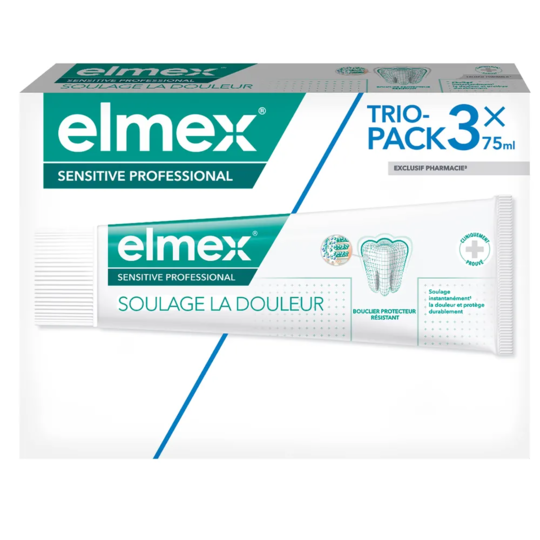 ELMEX DENT SENSITIV PRO 75ML X3