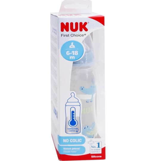 BIB NUK SIL 6-18M FC+TC GARC 360ML