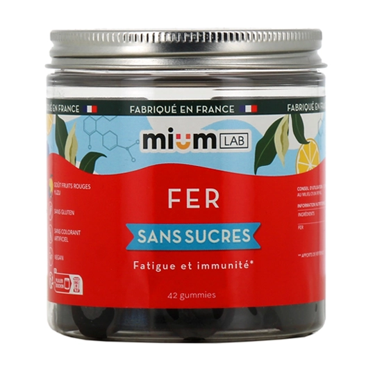 MIUMLAB S/SUC FER GUMMIE 42