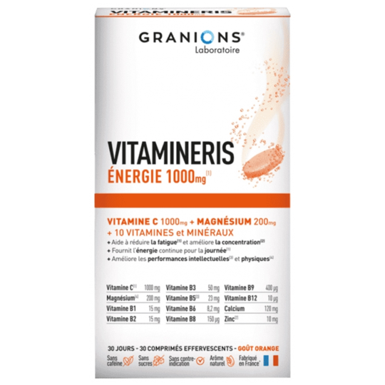 GRANIONS VITAMINERIS ENERGIE EFF30