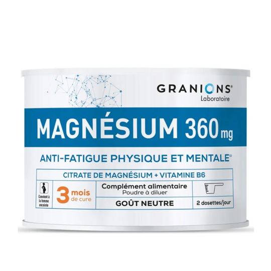 GRANIONS MAGNESIUM 360MG PDR 210G