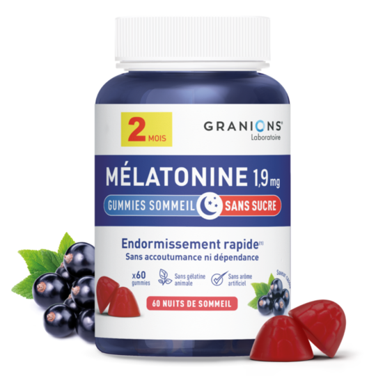 GRANIONS MELATONINE 1,9MG GUMM 60