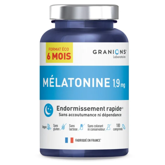 GRANIONS MELATONINE 1,9MG PACK ECO