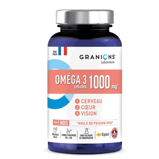 GRANIONS OMEGA3 1000MG CAPS 60