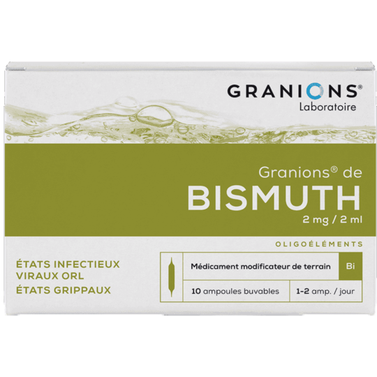 GRANIONS BISMUTH AMP BUV 2ML 10