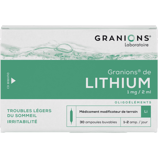 GRANIONS LITHIUM AMP BUV 2ML 30