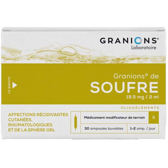 GRANIONS SOUFRE AMP BUV 2ML 30
