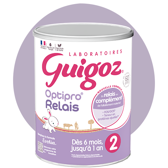 GUIGOZ LAIT OPTIPRO RELAIS 2 800G