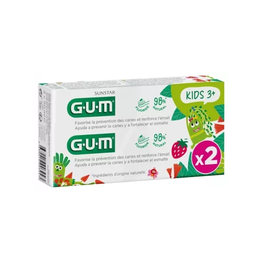 GUM DENT KIDS 50ML X2