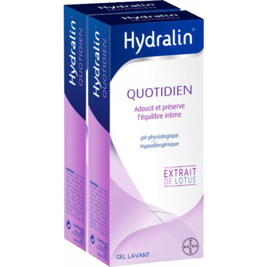 HYDRALIN QUOTIDIEN GEL LAV 400MLX2