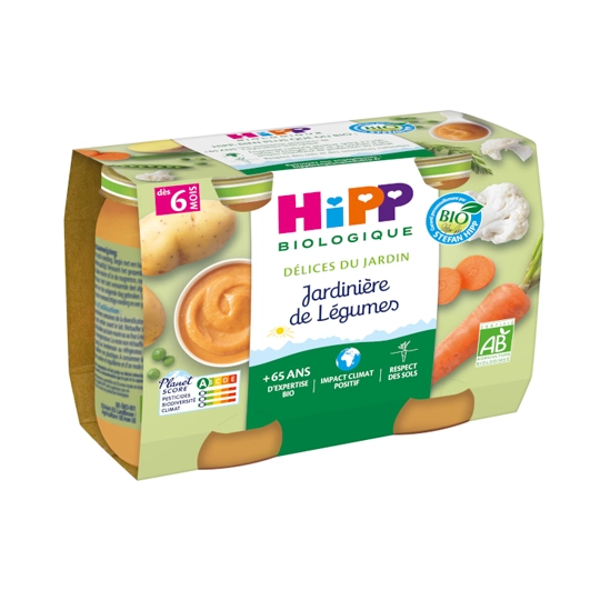 HIPP JARDINIERE LEGUME 190G X2