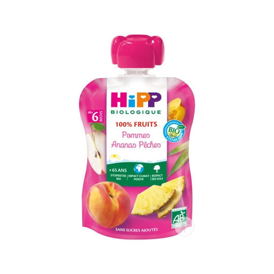 HIPP COMPOTE POM ANA PECH GOURD90G