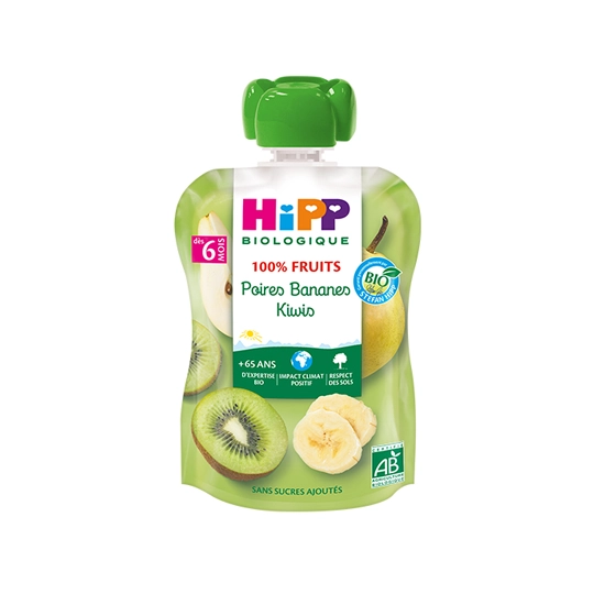 HIPP COMPOTE POIR BAN KIW GOURD90G