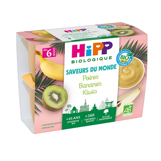 HIPP COMPOT POIR BANAN KIWI 100GX4