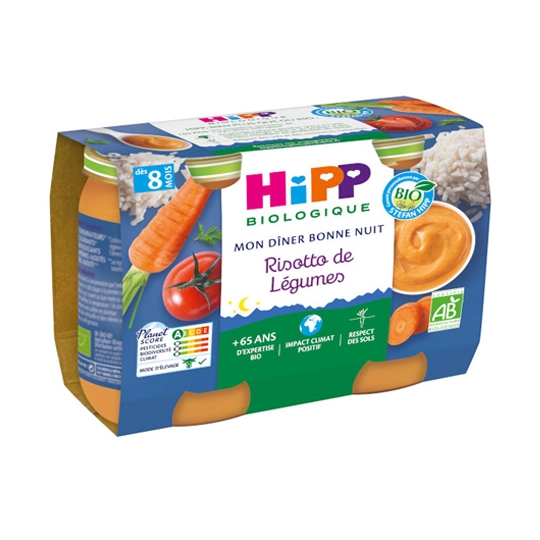 HIPP RISOTTO LEG 190G X2