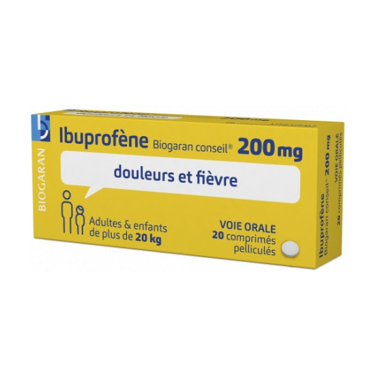 IBUPROFENE 200MG BIOG CONS CPR 20