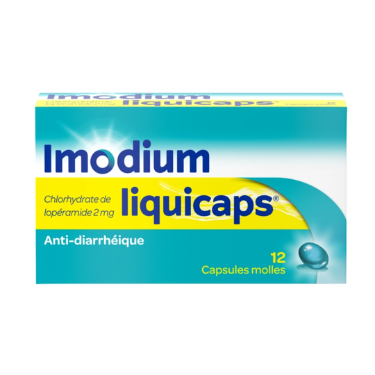 IMODIUMLIQUICAPS 2MG CAPSULES 12