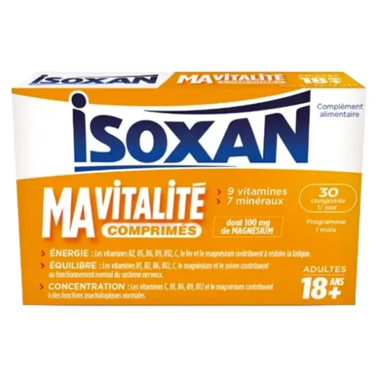 ISOXAN MA VITALITE 18+ CPR 30