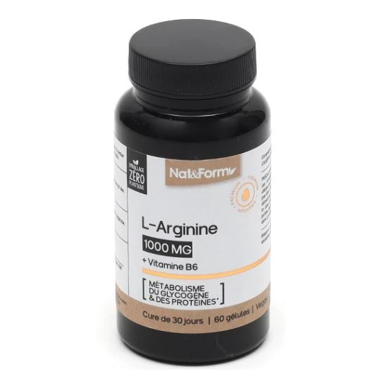 NAT&FORM L-ARGININE GELUL 60