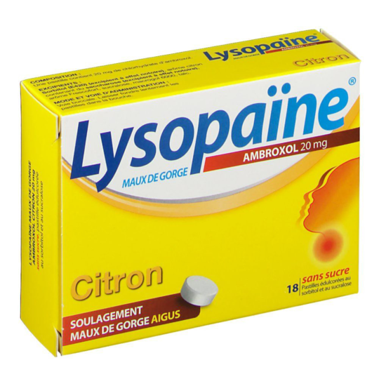 LYSOPAINE CITRON 20MG S/S PAST 18