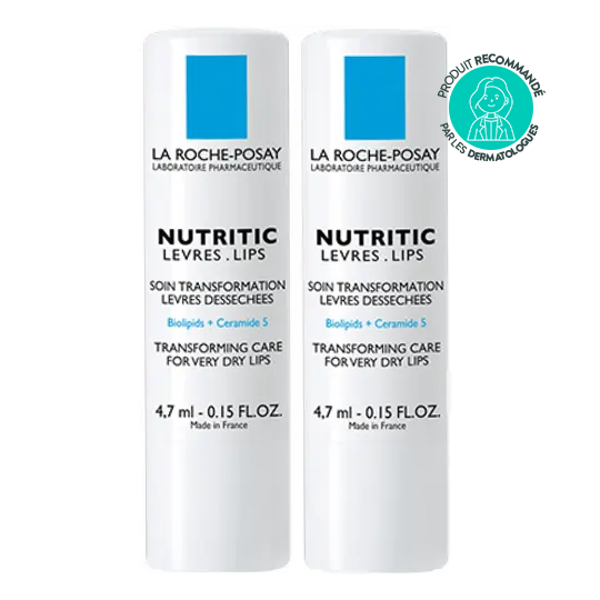 La roche-posay nutritic lèvres - lot de deux - 4,7 ml