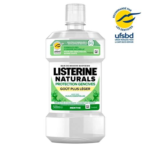LISTERINE B/BOUC NATUR MENTH 500ML