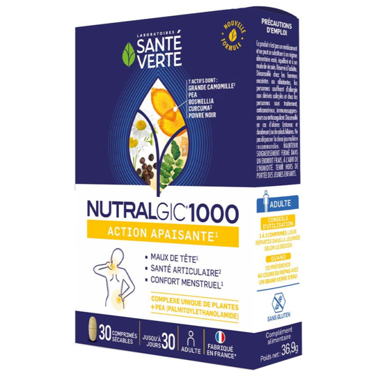 NUTRALGIC 1000 SANTE VERTE CPR 30