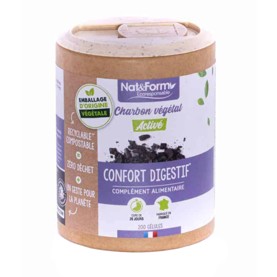 NAT&FORM ECO CHARBON VEG GELVEG200