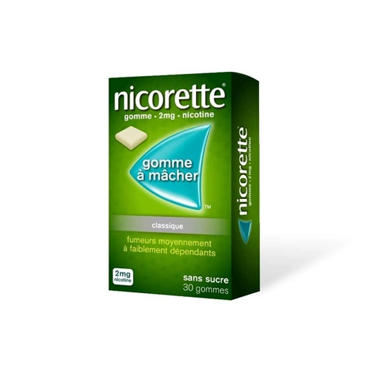 NICORETTE 2MG GOMME SS 105