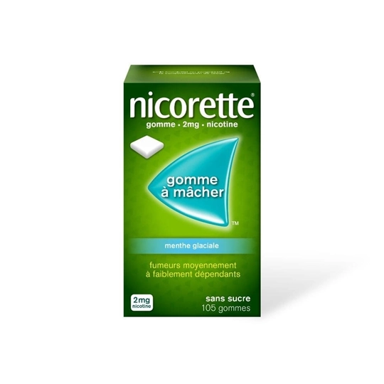 NICORETTE 2MG GOMME MENTGLA SS 105