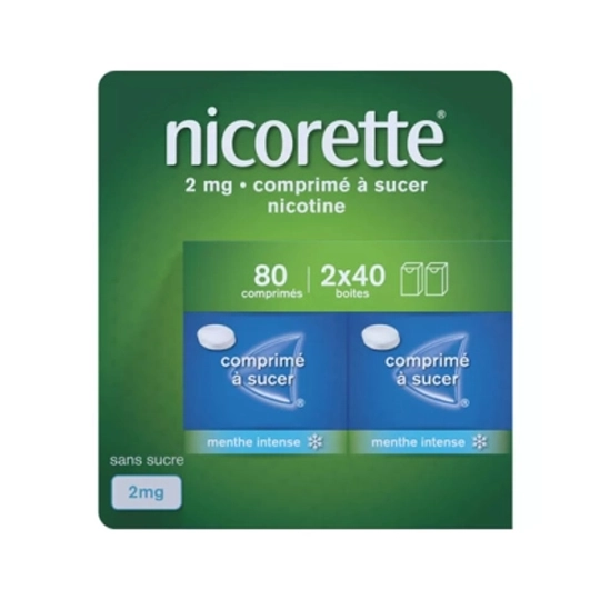 NICORETTE 2MG CPR SUCER 80