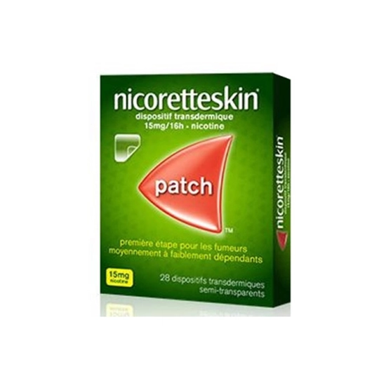 NICORETTESKIN 15MG/16H D/TRANSD 28