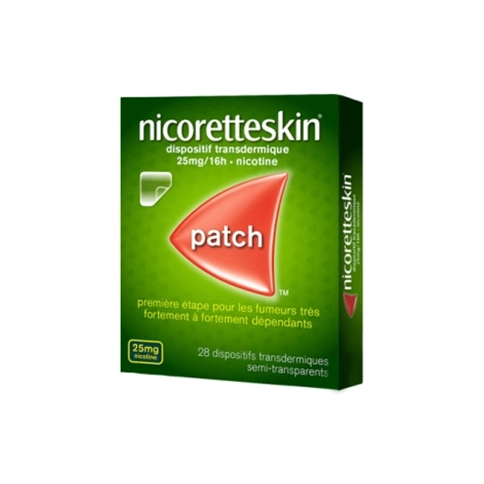 NICORETTESKIN 25MG/16H D/TRANSD 28