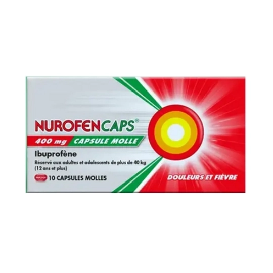 NUROFENCAPS 400MG CAPS 10