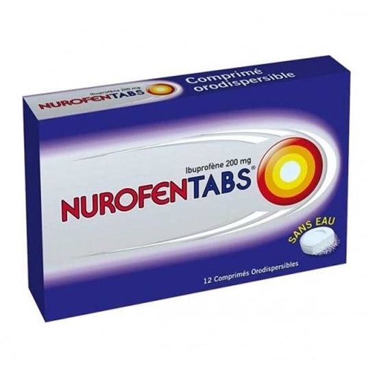 NUROFENTABS 200MG CPR ORODISP 12