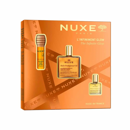 Nuxe Coffret Noel Glow Huile Prodigieuse Or Florale 3produits