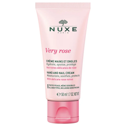 Nuxe Very Rose Creme Mains Et Ongles Apaisante 50ml