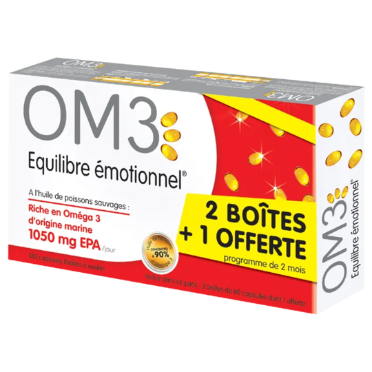 OM3 PACK CURE CAPS60 X3 BT