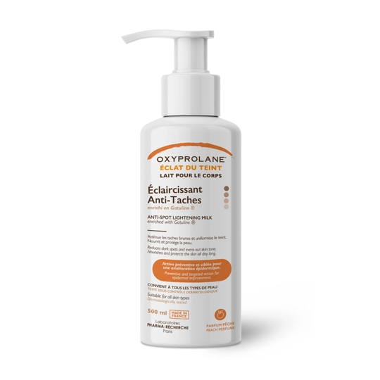 Pharma Recherche Oxyprolane Eclat Du Teint Lait Eclaircissant Antitaches 500ml