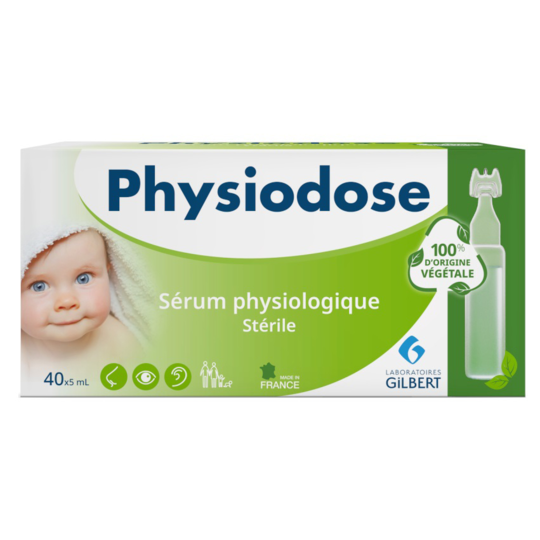PHYSIODOSE SERUM PHYS VEGET 5ML 40
