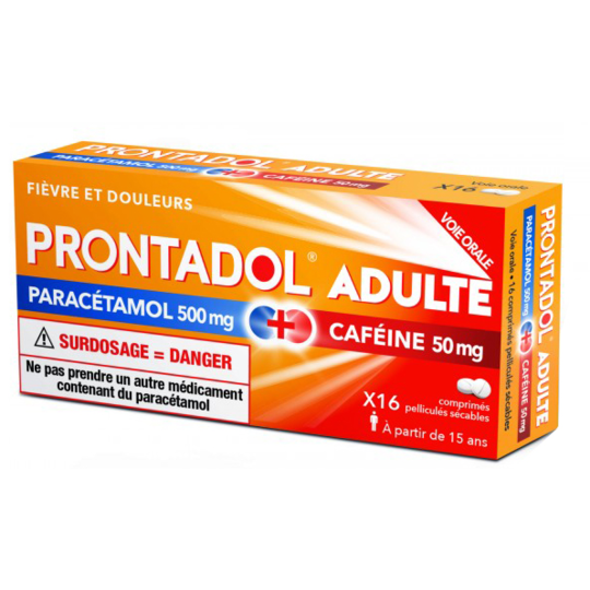 PRONTADOL 500MG/50MG CPR 16