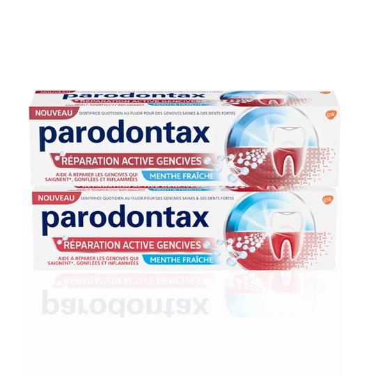 PARODONTAX DENT REPAR ACTIV 75MLX2
