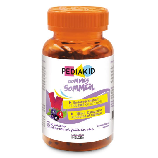 PEDIAKID GOM SOMMEIL OURS FRUIT 60