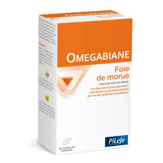 OMEGABIANE FOIE MORUE CAPS 80