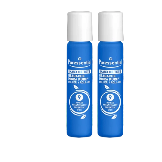 Puressentiel Roller Maux De Tete Migra Pure Aux 9he 5ml X2 -25% Sur Le 2eme