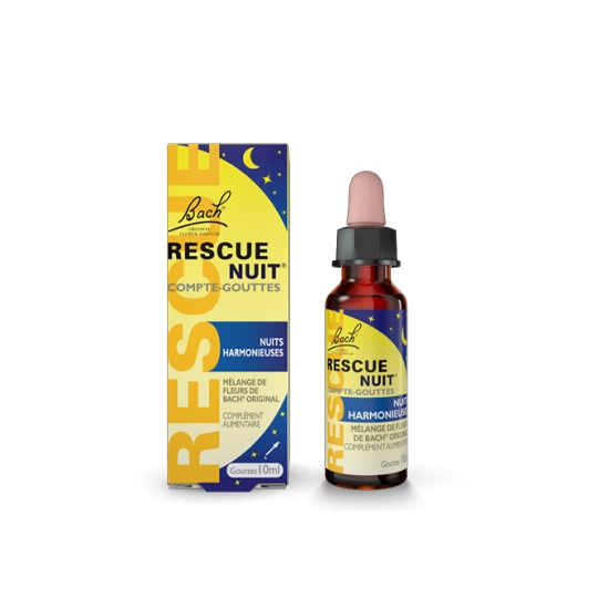 Rescue Bach Nuit Compte Gouttes 10ml