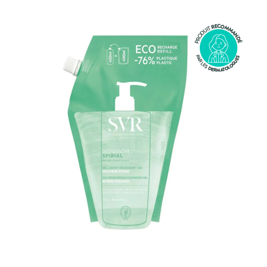 SVR SPIRIAL RECH DEO DCHE GEL400ML