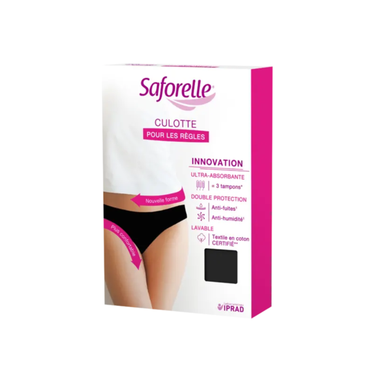 SAFORELLE CULOTTE ABSORB NOIR TXL