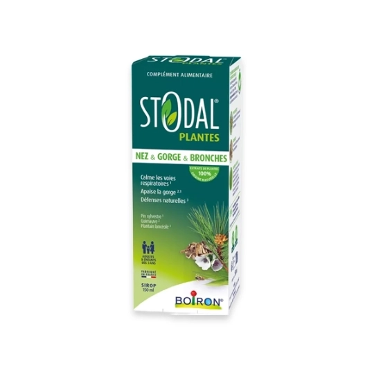 STODAL PLANTES NEZ&GORG SIROP150ML